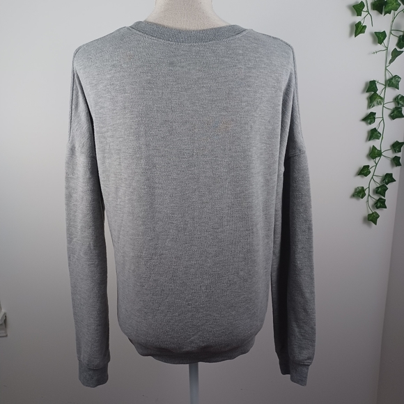 Beatles Abby Road Distressed Style Sweatshirt Medium Gray -Graphic Print - Picture 3 of 13